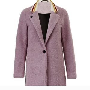 Lavender Textured Women's Coat
